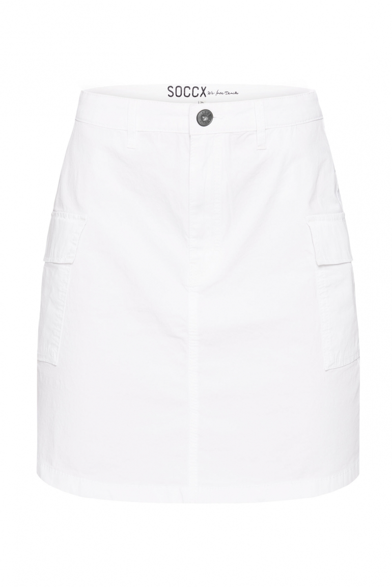 Basic Cargo Rock mit Klappentaschen opticwhite