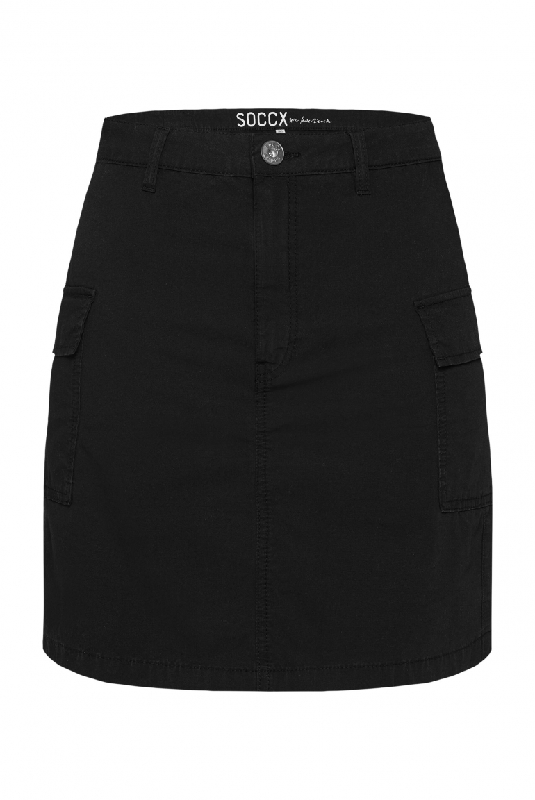 Basic Cargo Rock mit Klappentaschen black