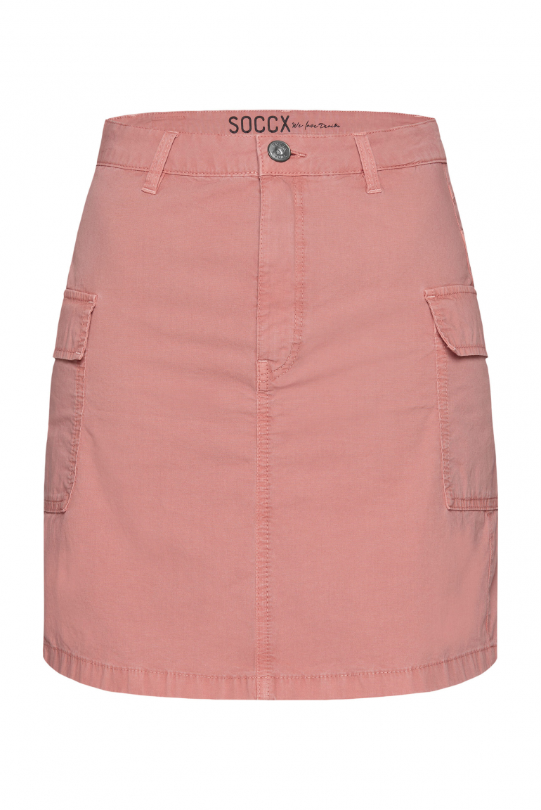 Basic Cargo Rock mit Klappentaschen beachy red