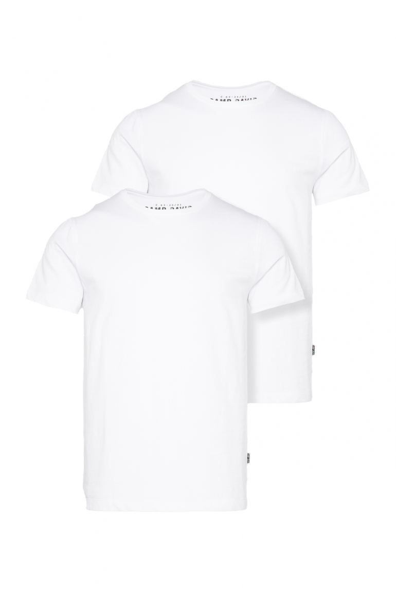 Basic T-Shirt Rundhals 2er-Pack opticwhite
