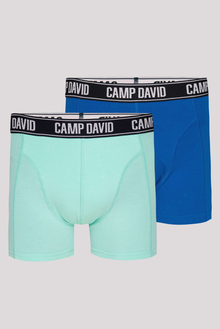 Boxershorts mit Logo-Bund, 2er-Pack sun aqua / electric blue