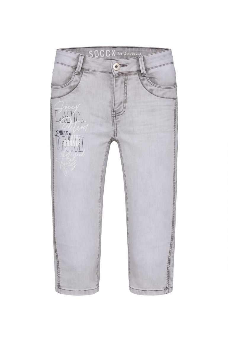 Capri Jeans CH:AR Comfort Fit light grey printed