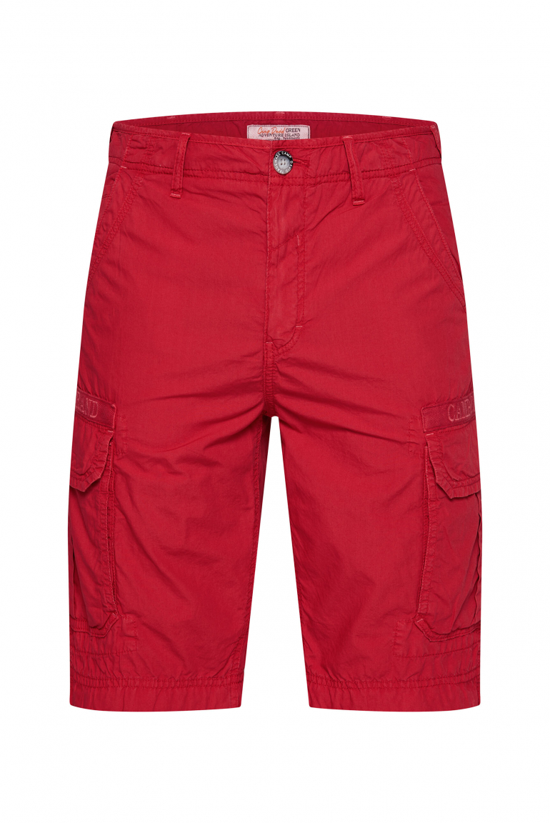 Cargo Shorts mit Logo-Tapes nautical red