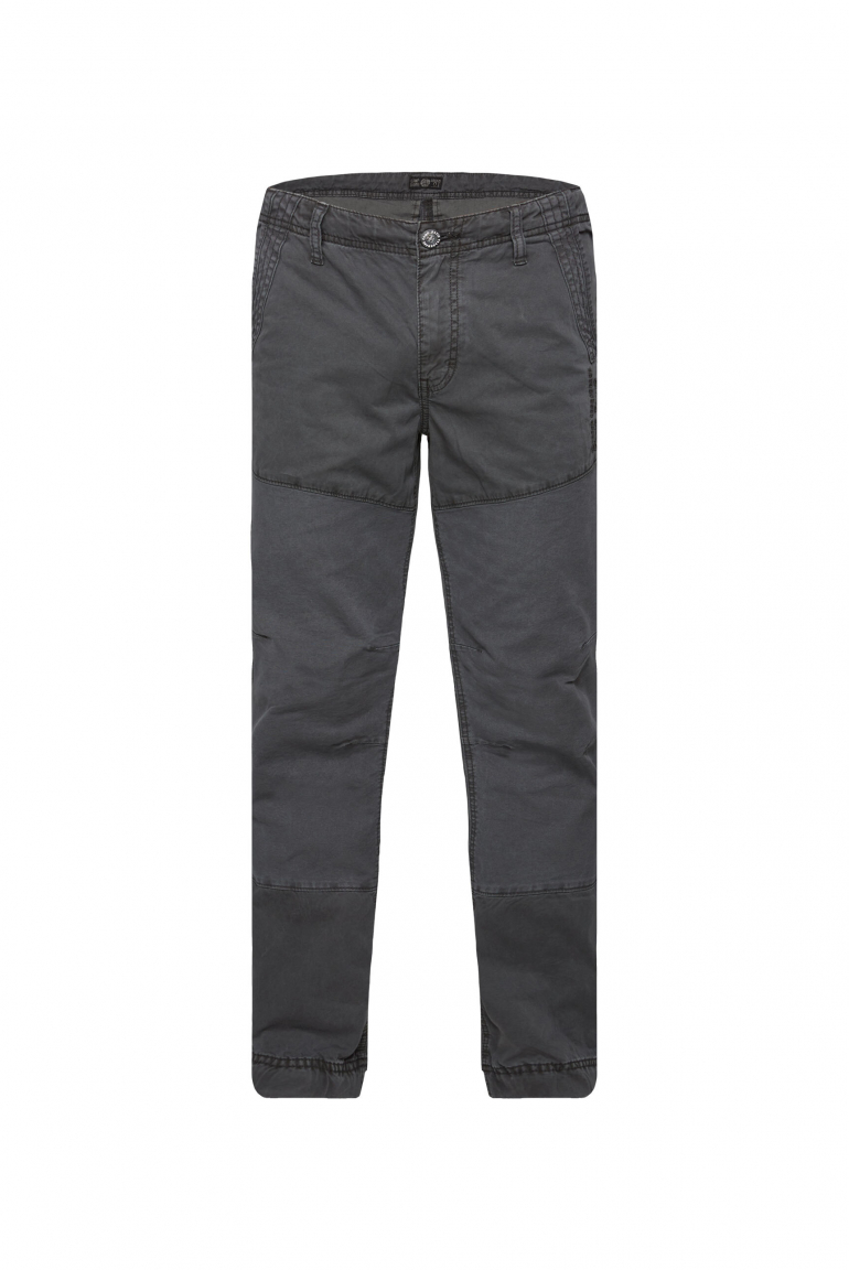 Cargohose mit tonigen Canvas-Details granite