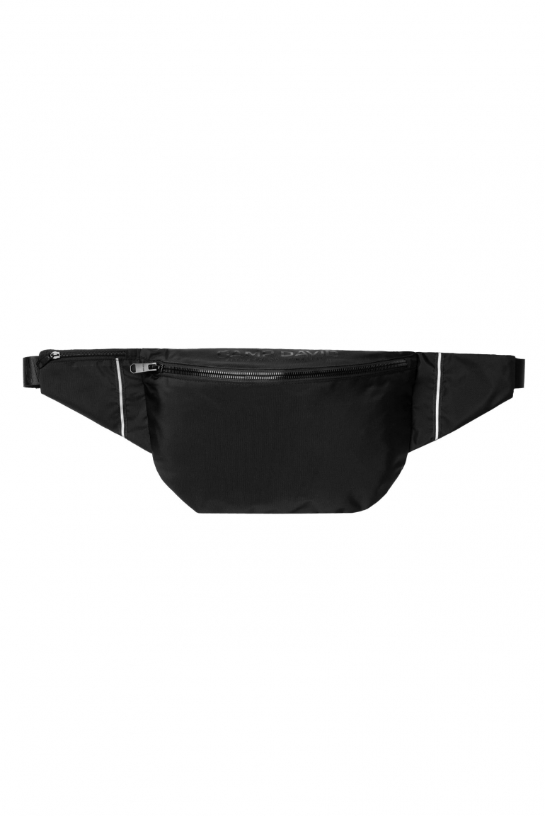 Große Gürteltasche mit Logo Print black