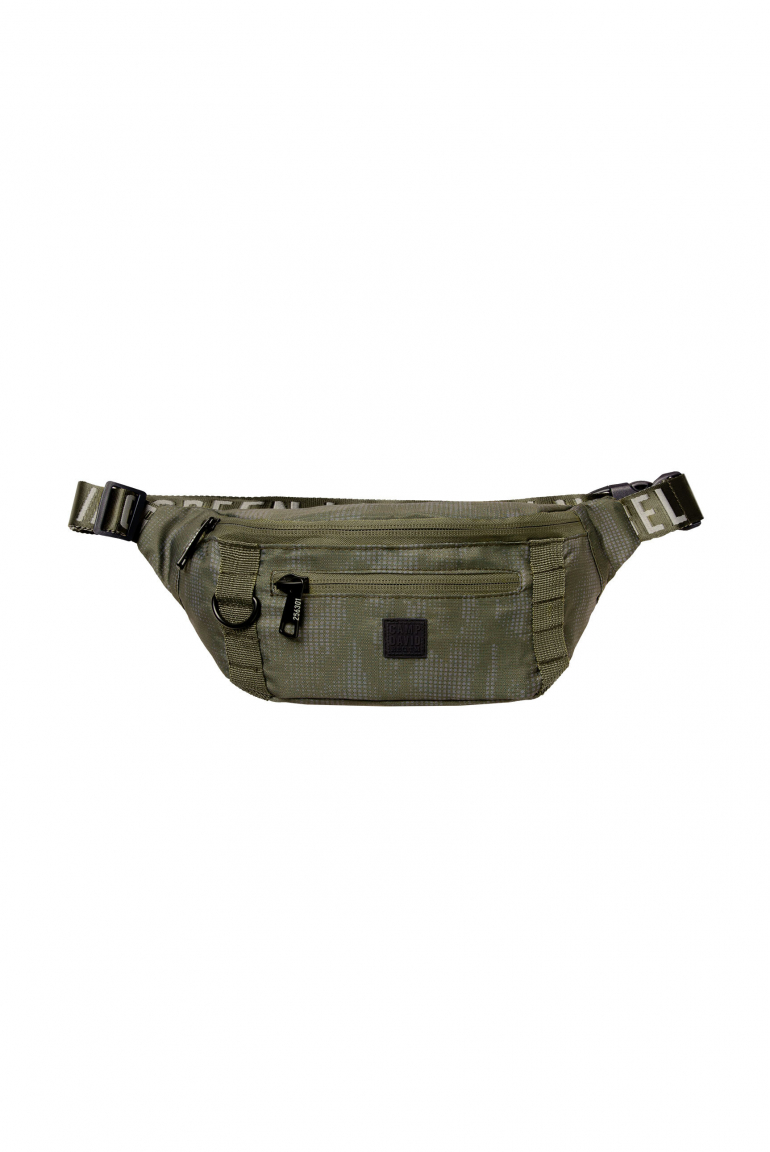 Gürteltasche mit All Over Print sage green