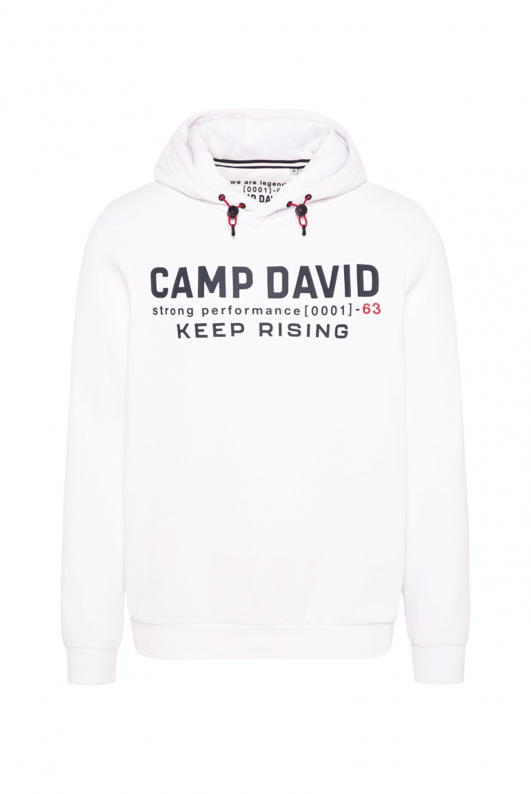 Hoodie mit Rubber Artwork opticwhite