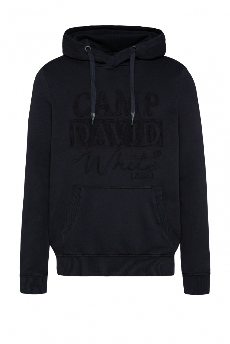 Hoodie mit tonigem Logo Artwork blue navy