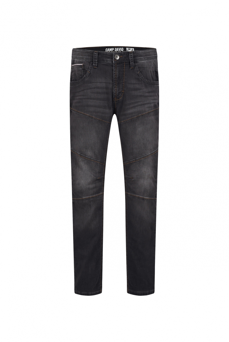 Jeans HE:RY Regular Fit black washed jogg