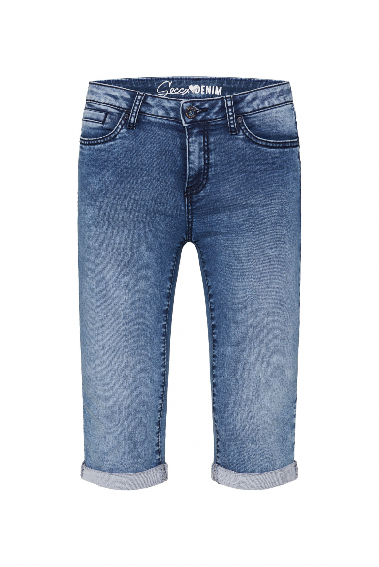 Jeans Shorts RO:MY Regular Fit mid blue jogg