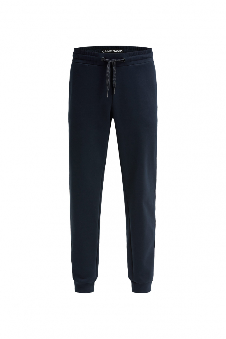 Jogginghose mit Logo-Tapes an den Seiten blue navy