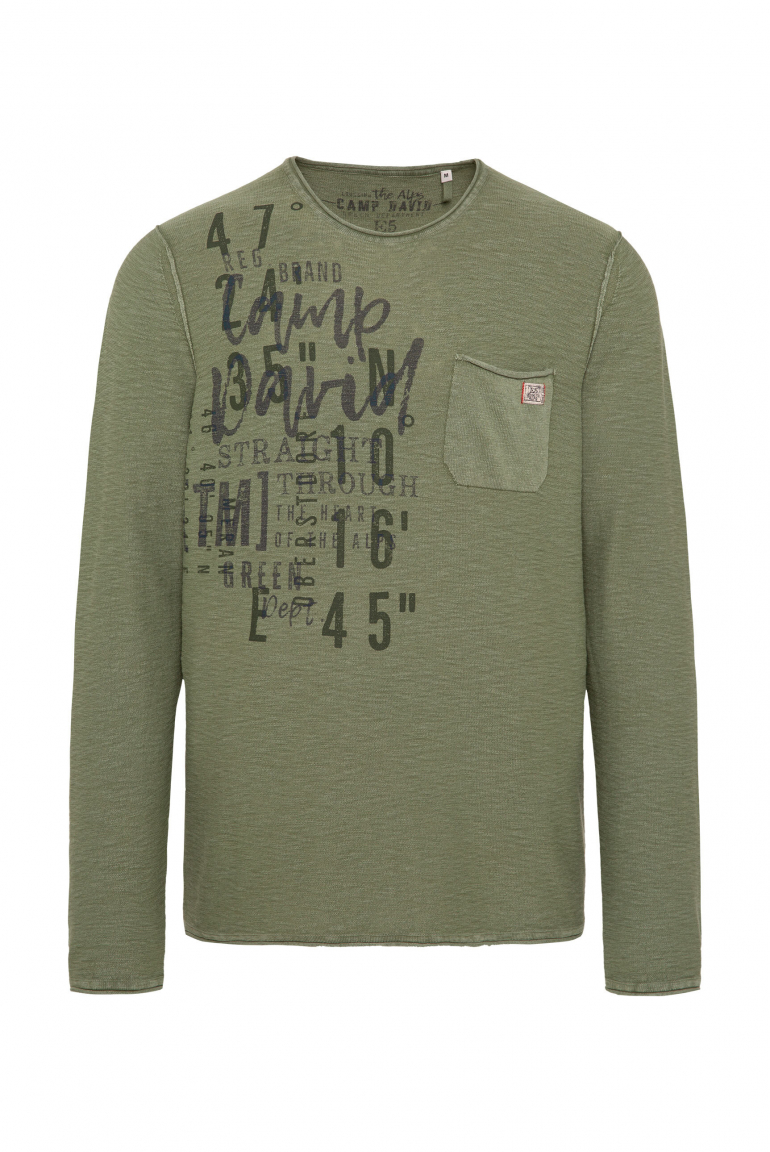 Pullover im Vintage Look sage green