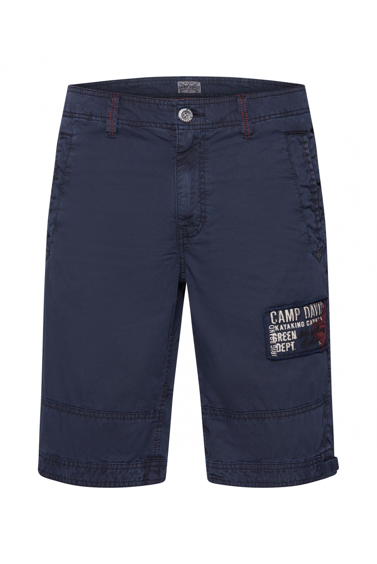 Skater Shorts mit Used-Waschung dark teal