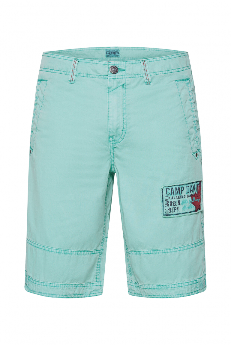 Skater Shorts mit Used-Waschung cool jade