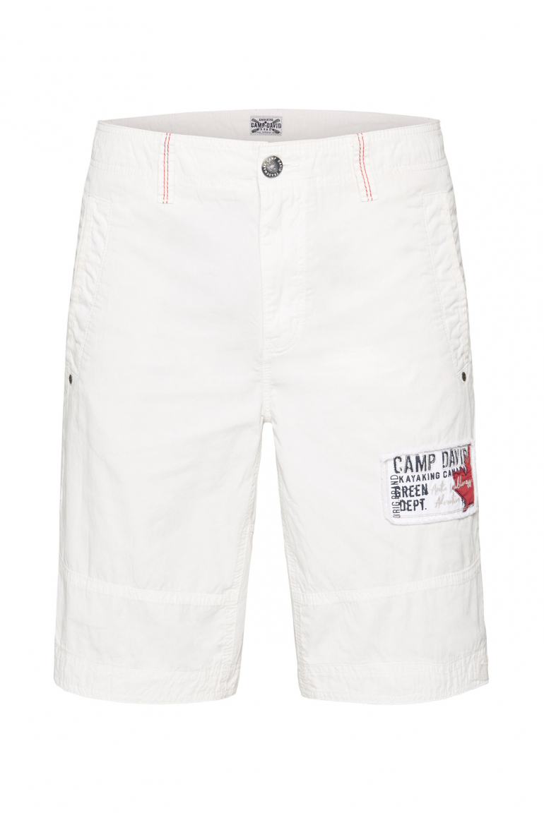 Skater Shorts mit Used-Waschung kitt