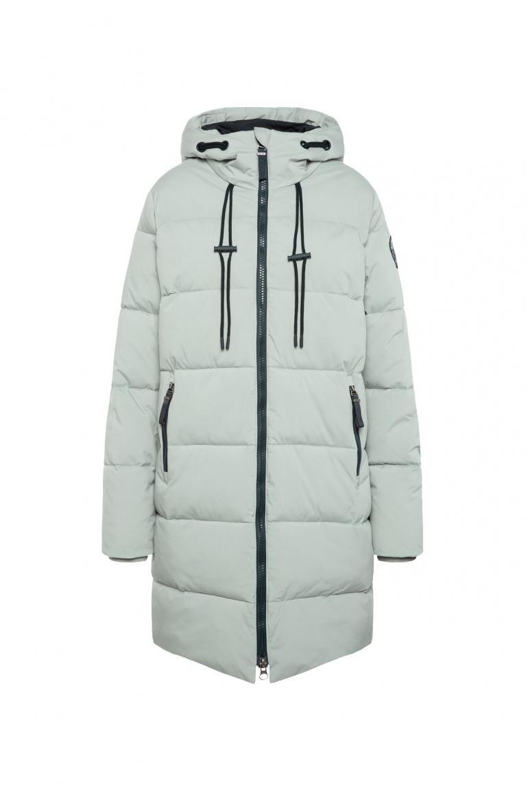Stepp-Parka mit hochgeschlossener Kapuze frosted lake / blue navy