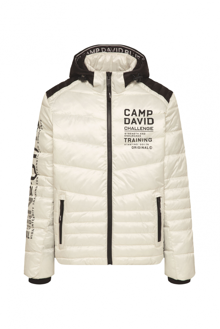 Steppjacke mit Colour-Details kitt