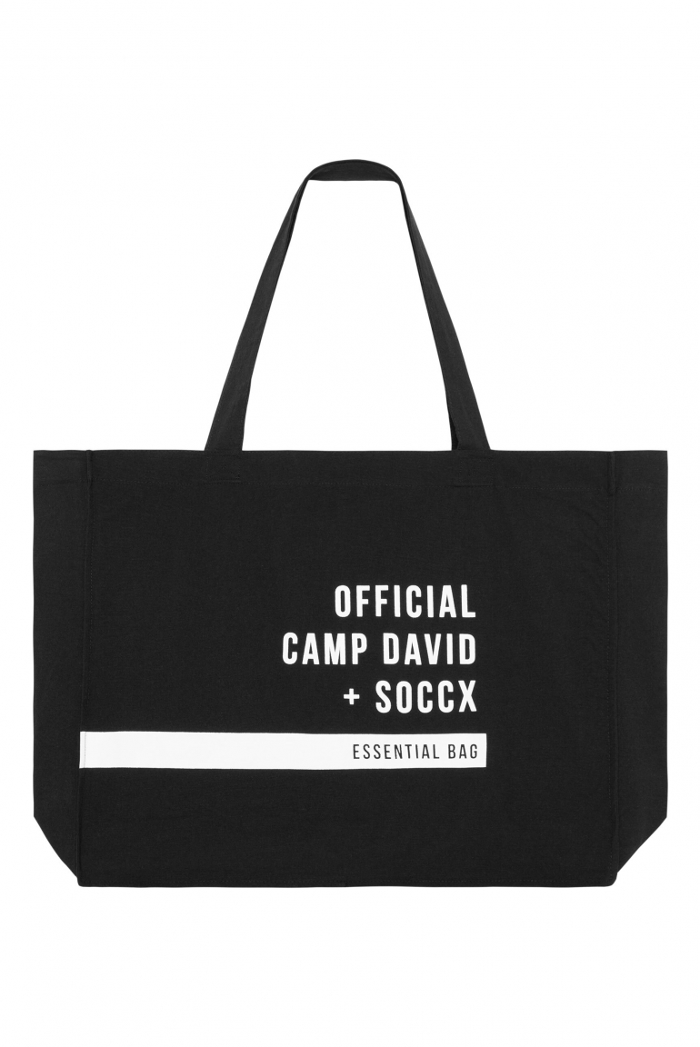 Stoffbeutel mit Logo Prints schwarz