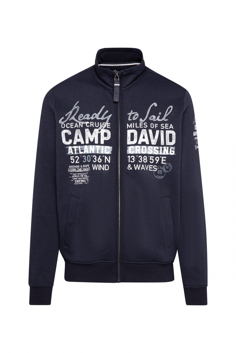 Sweatjacke mit Logo Artworks blue navy