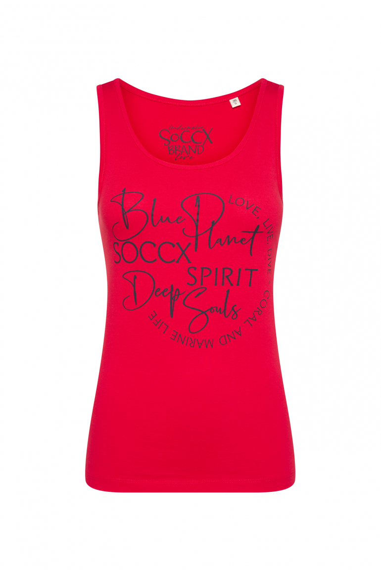 Top mit Label Print speed red