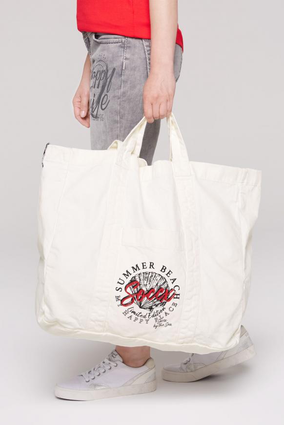 Beach Bag mit Logo Print