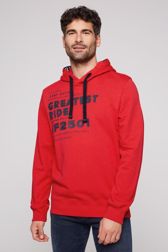 Hoodie mit Wording Print