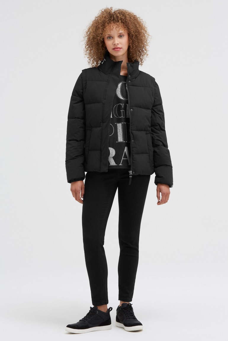 2-in-1 Steppjacke und Weste