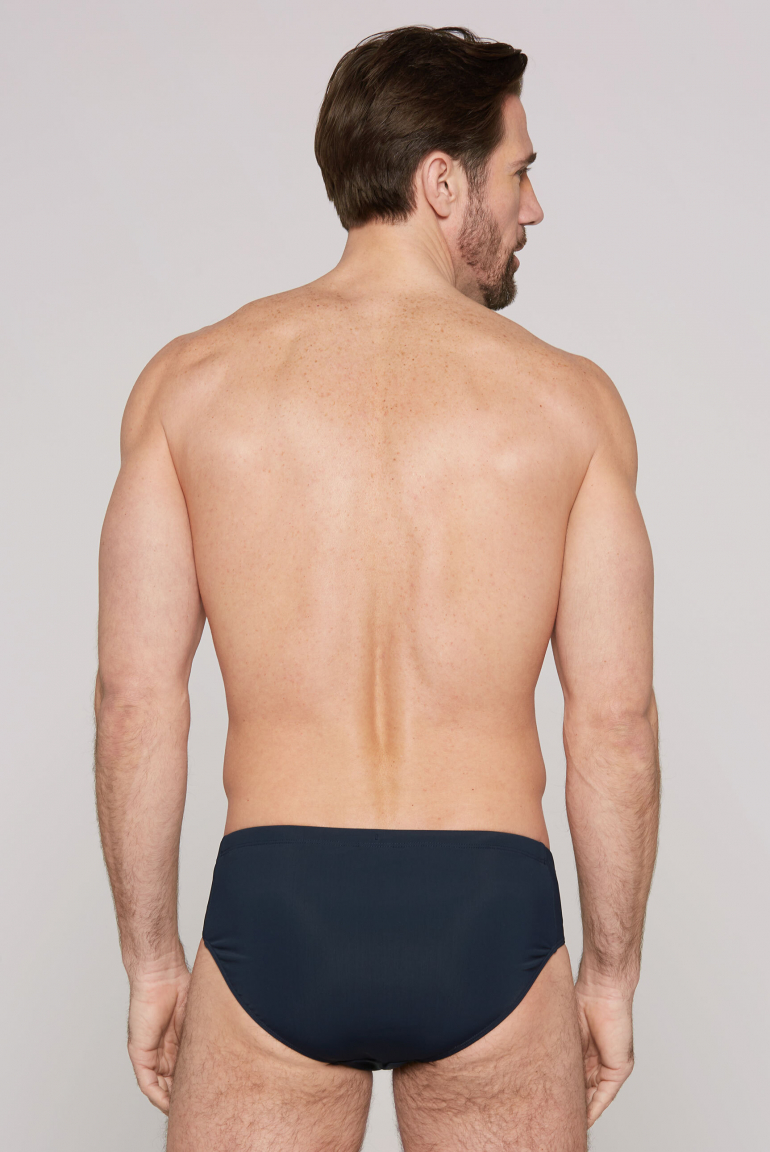 Badeslip mit Logo Print