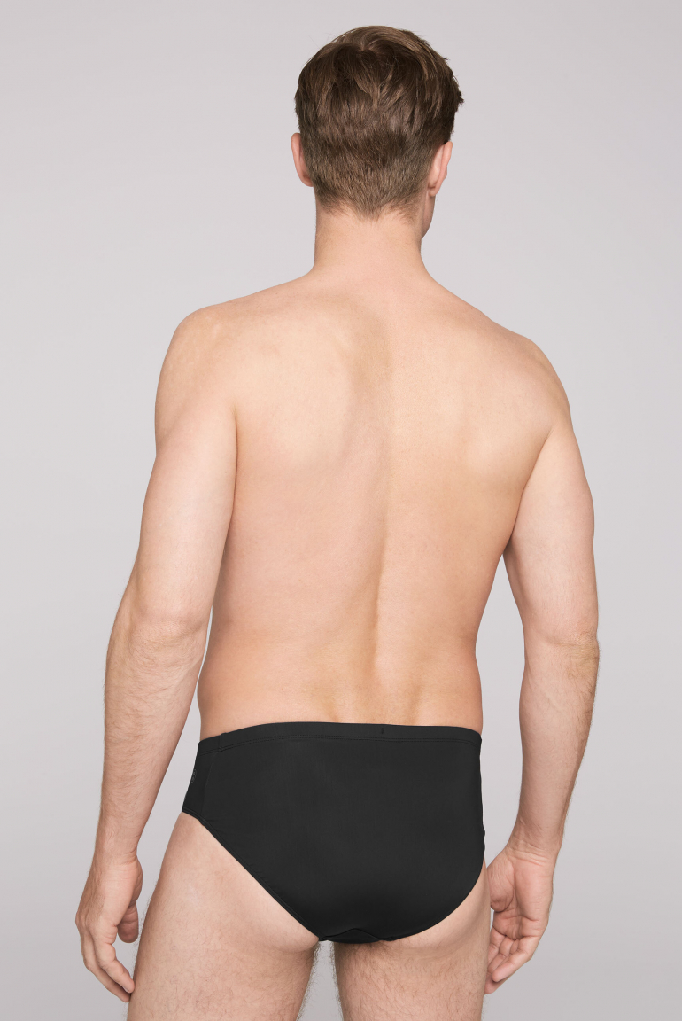 Badeslip mit Logo Print