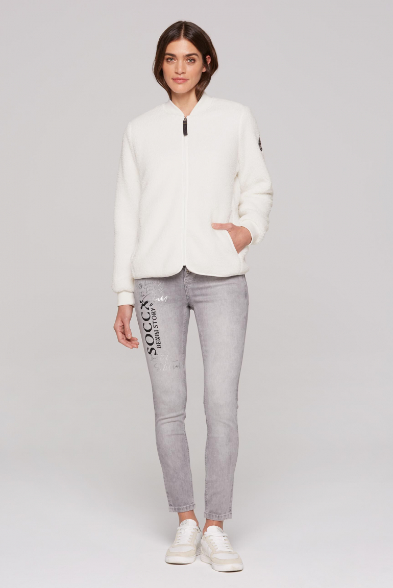 Blouson im Sherpa-Look