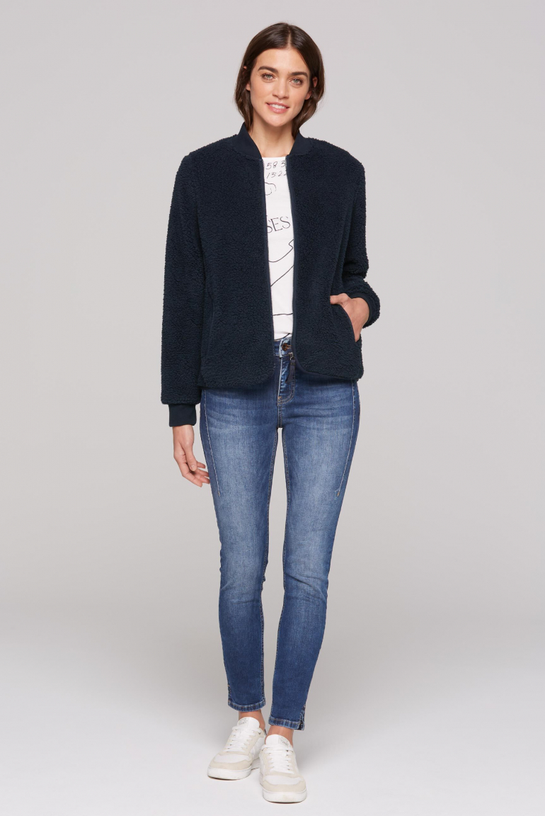 Blouson im Sherpa-Look