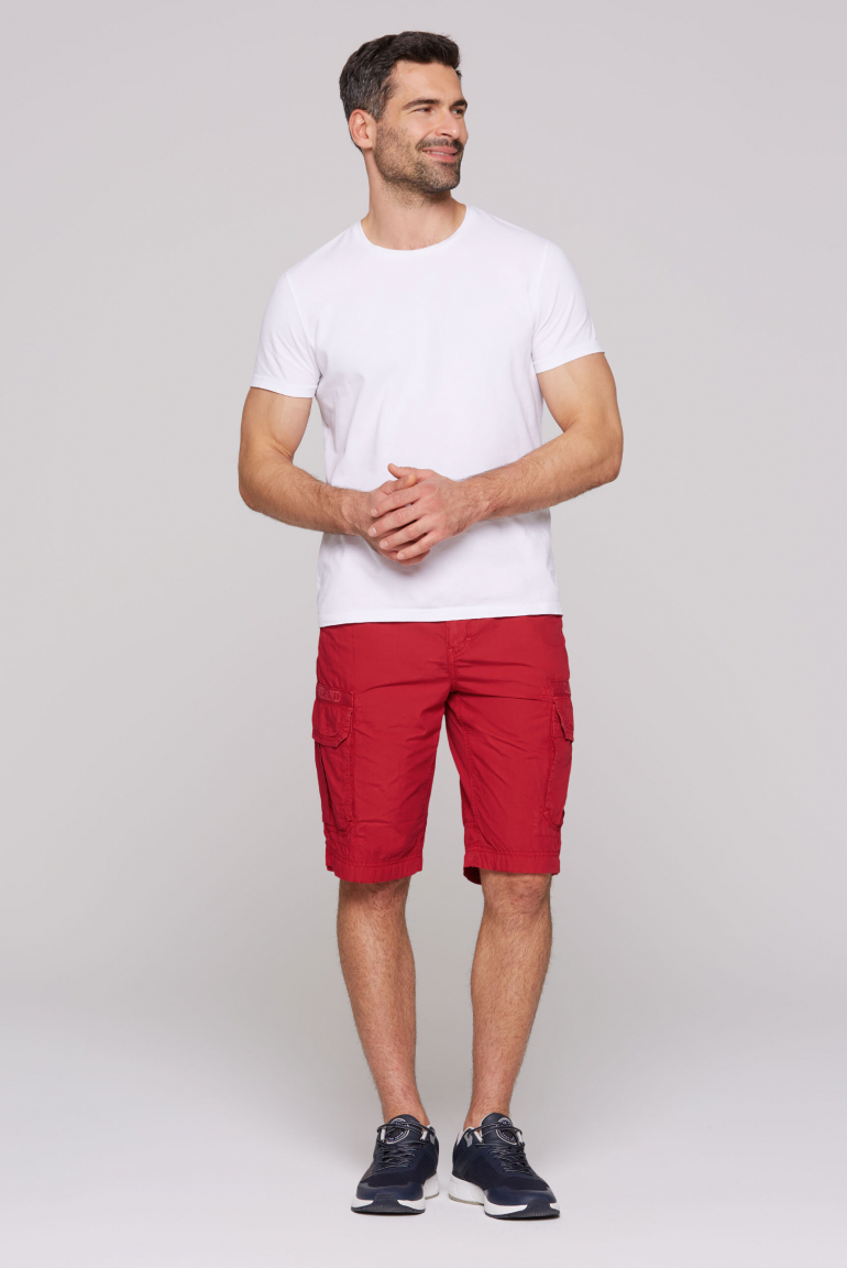 Cargo Shorts mit Logo-Tapes