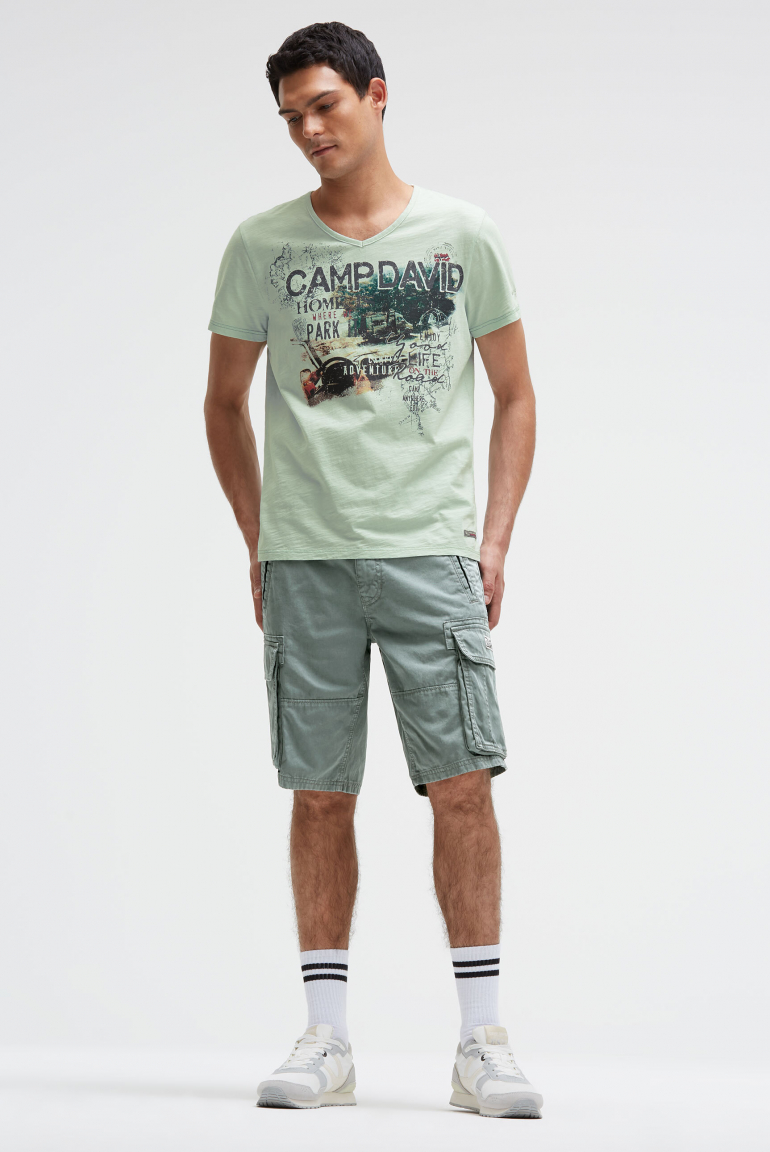 Cargo Shorts mit Wasch-Effekten