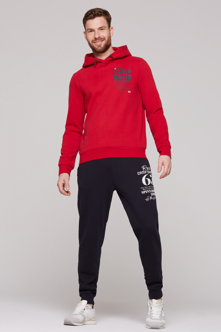 Hoodie mit Rubber Artworks