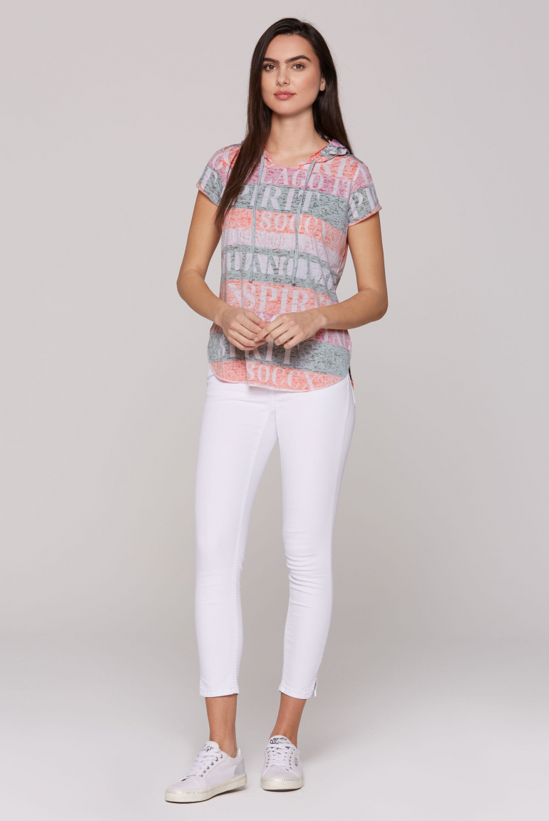 Hoodie-Shirt mit All Over Print