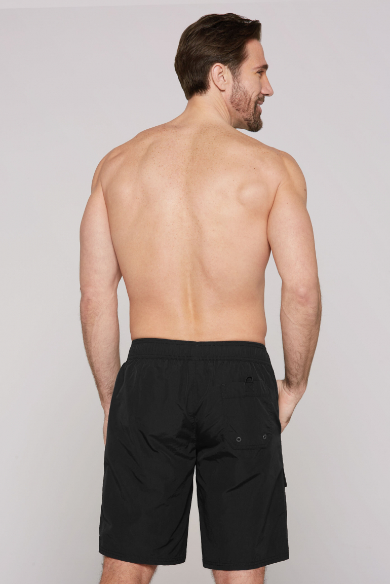 Lange Badeshorts im Cargo-Stil