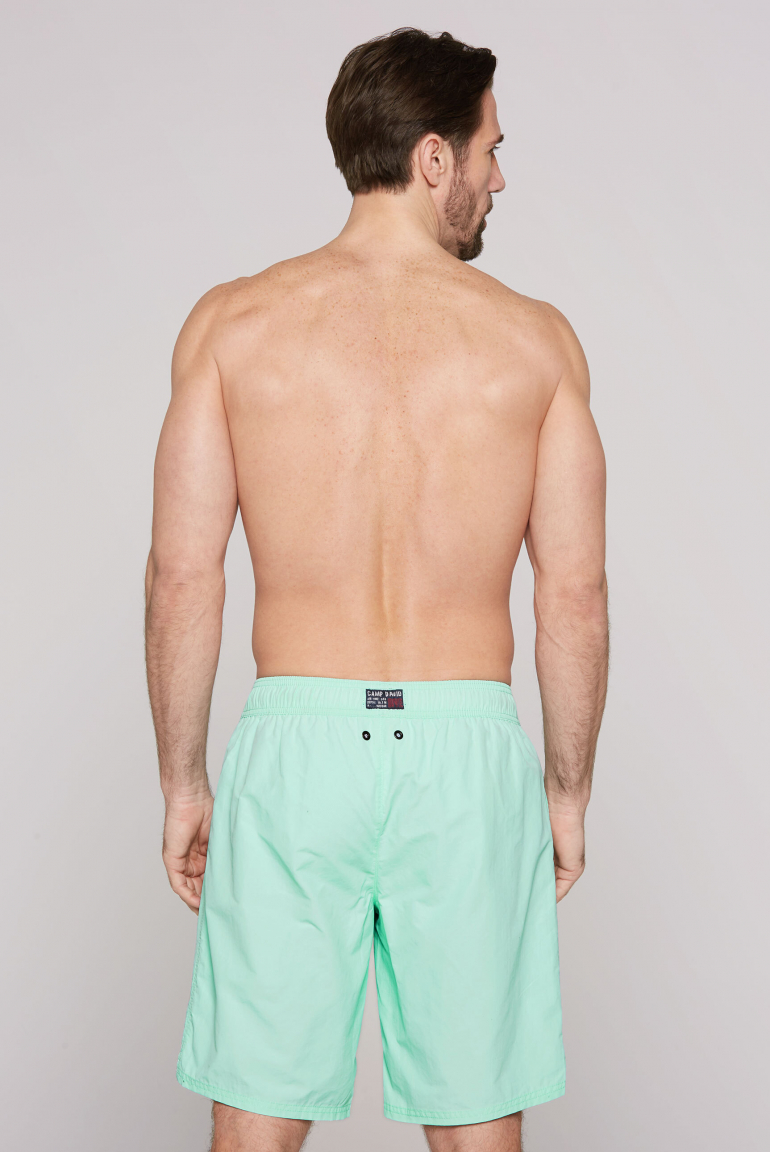 Lange Badeshorts mit Logo Design