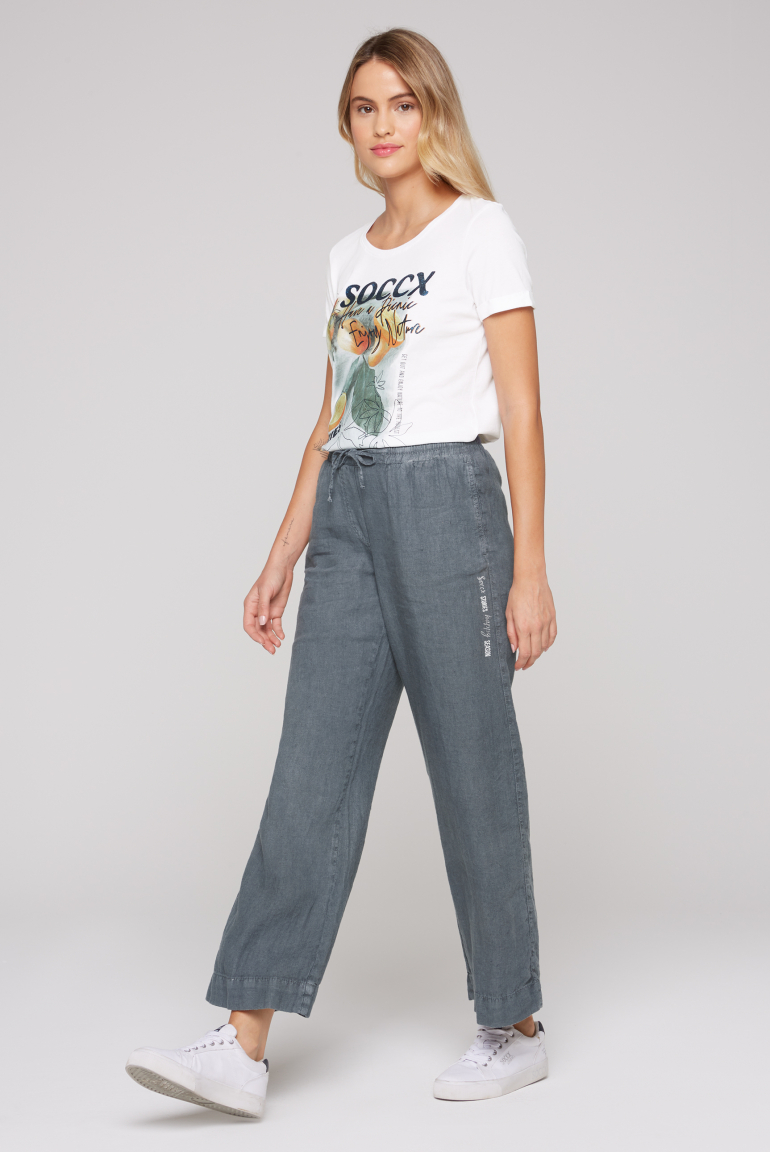 Soccx leinenhose damen Clearance