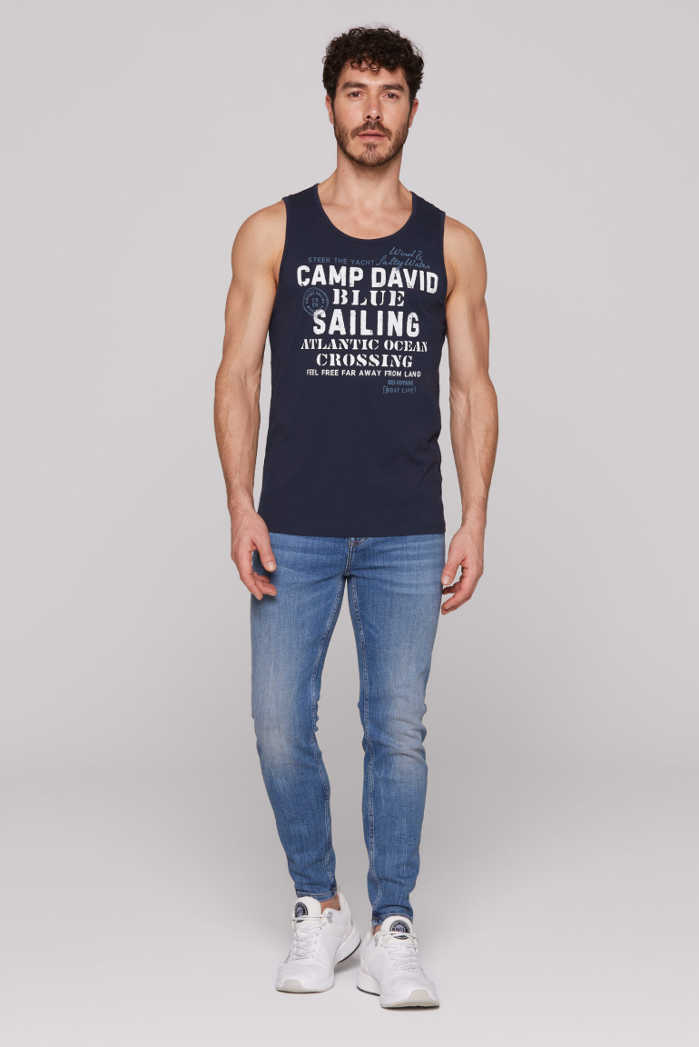 Muskelshirt mit Sailing Print