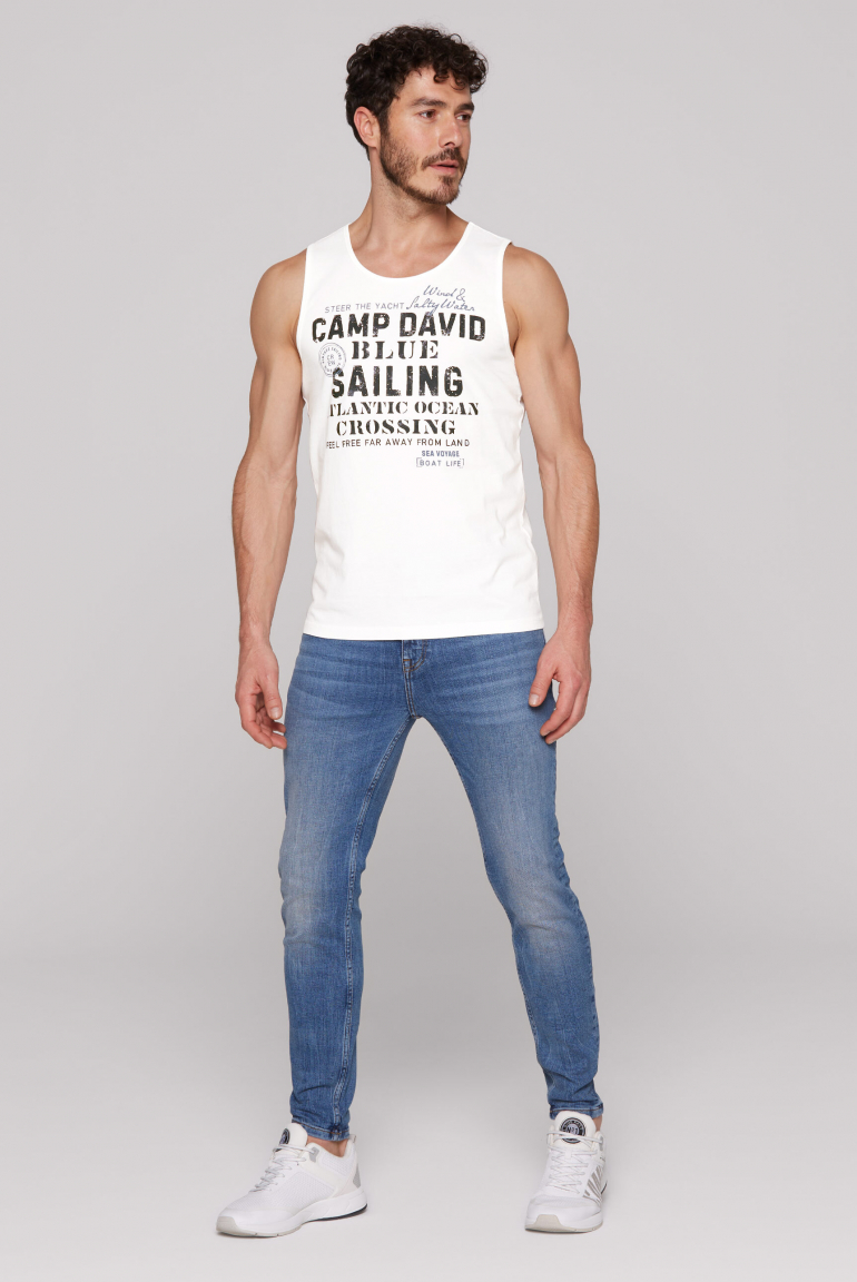 Muskelshirt mit Sailing Print