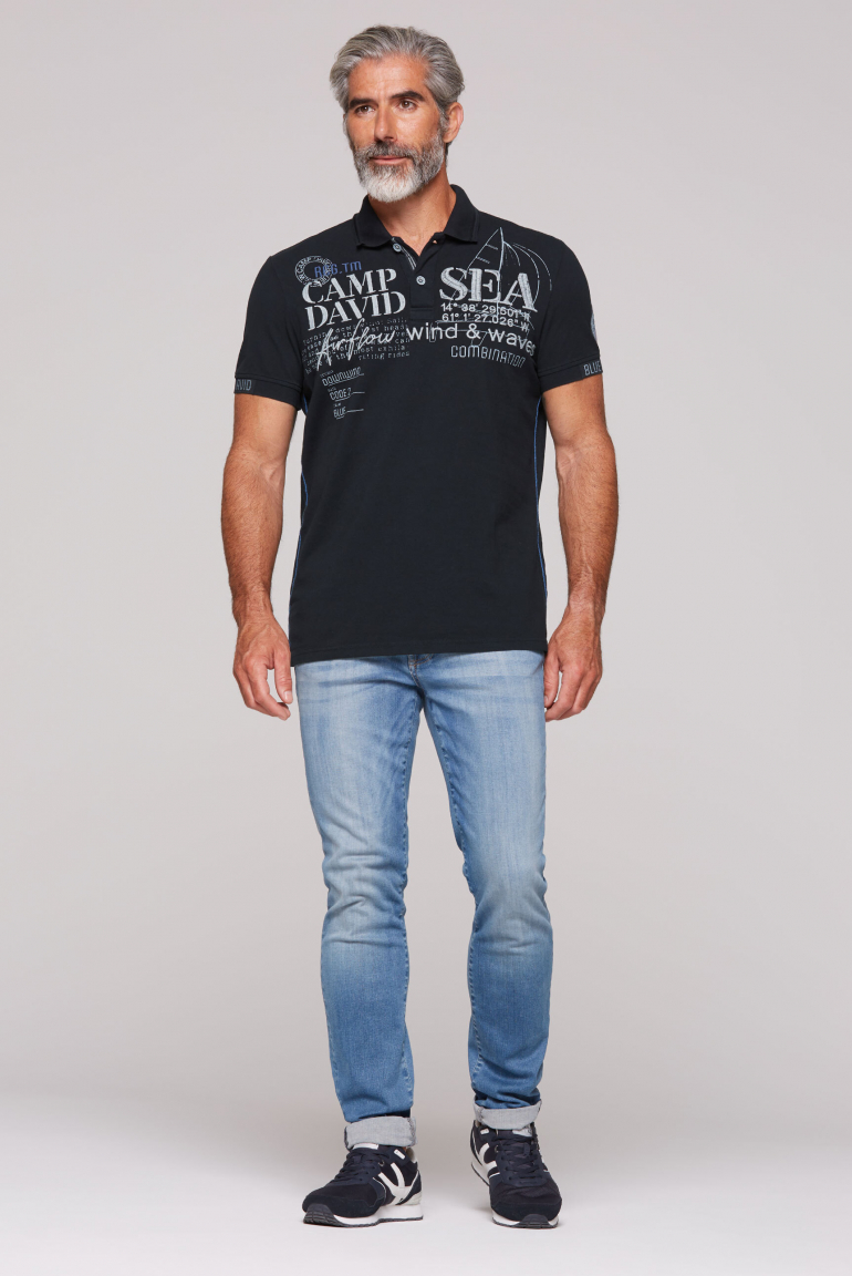 Pikee-Polo mit Logo Artworks