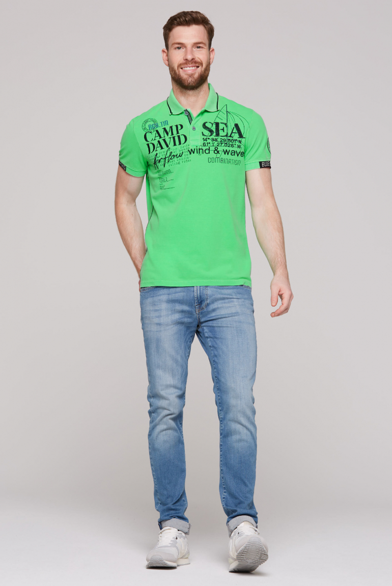 Pikee-Polo mit Logo Artworks