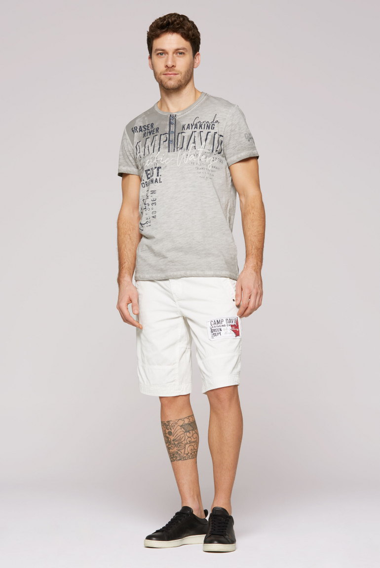 Skater Shorts mit Used-Waschung