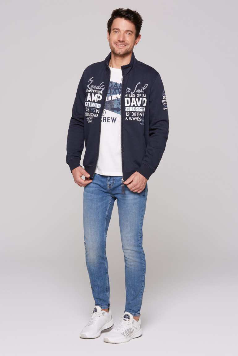 Sweatjacke mit Logo Artworks