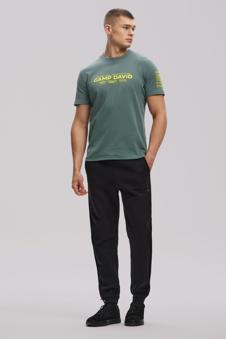 T-Shirt aus Interlock-Jersey mit Rubber Prints