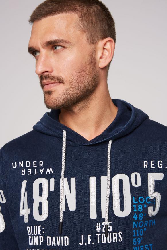 Kapuzenpullover mit Saum-Layering