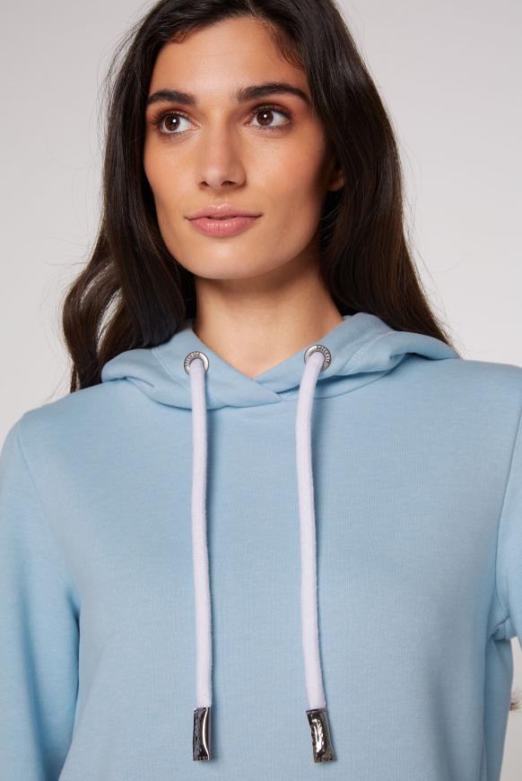 Kapuzensweatshirt mit Ärmel-Artwork