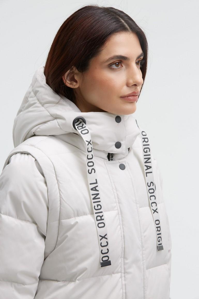 2-in-1 Puffer Coat und Weste