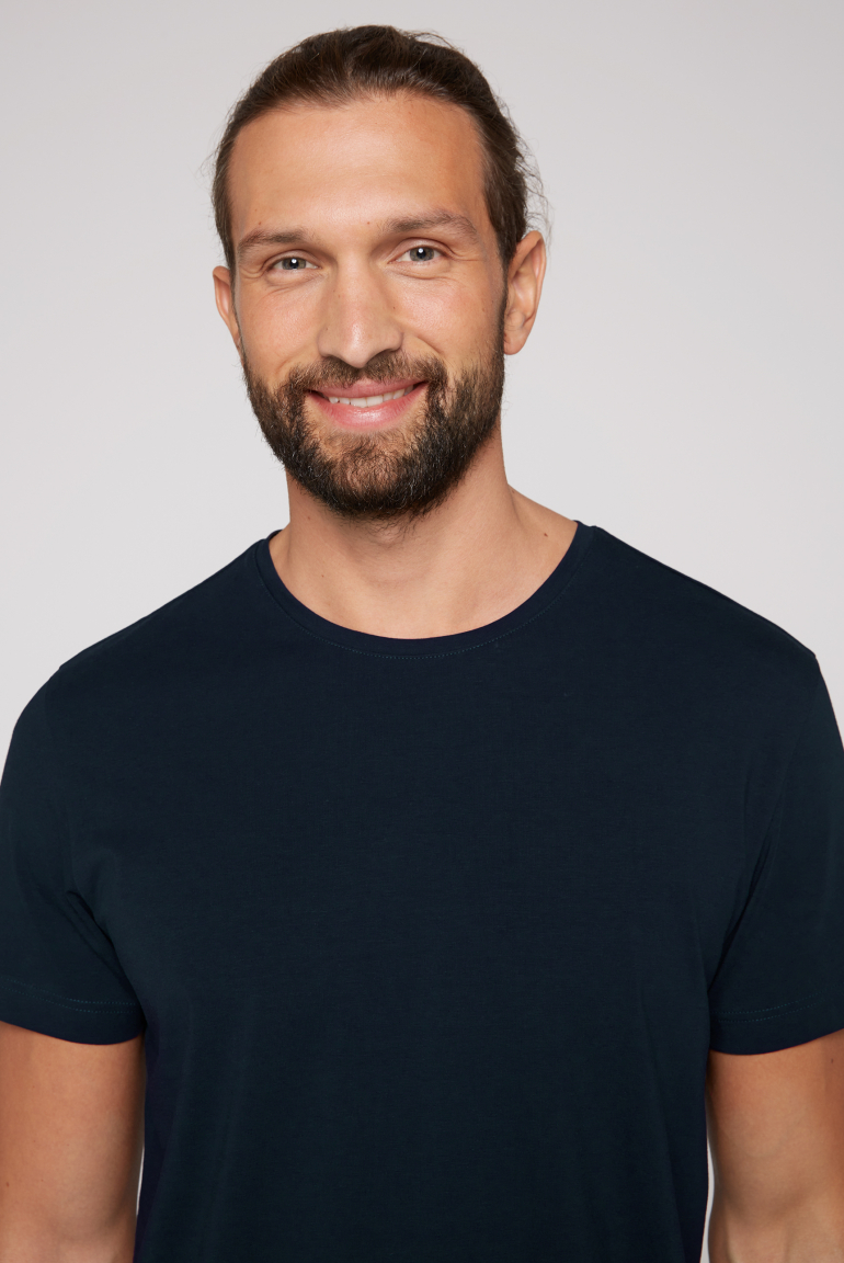 Basic T-Shirt mit Rundhalsausschnitt, Doppelpack