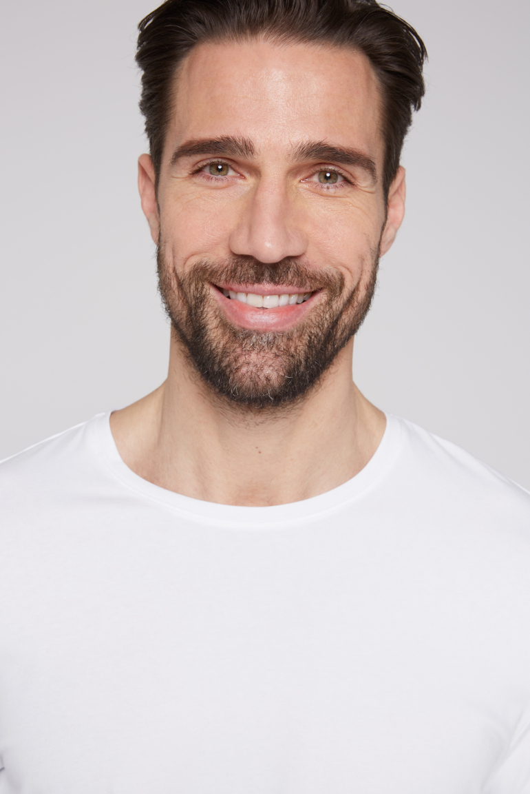 Basic T-Shirt mit Rundhalsausschnitt, Doppelpack